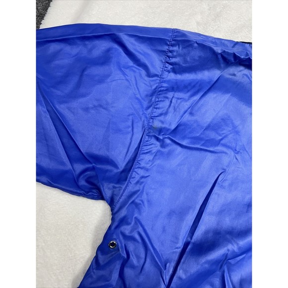 Vintage 80s Levis Anorak Windbreaker Jacket Windrunner V-Front Hooded Size Large - Picture 8 of 8